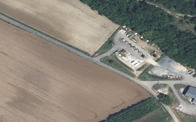 Vue aérienne — Déchetterie de Dondas