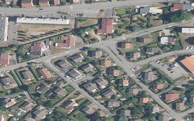 Vue aérienne — Déchetterie de Raon-l'Étape