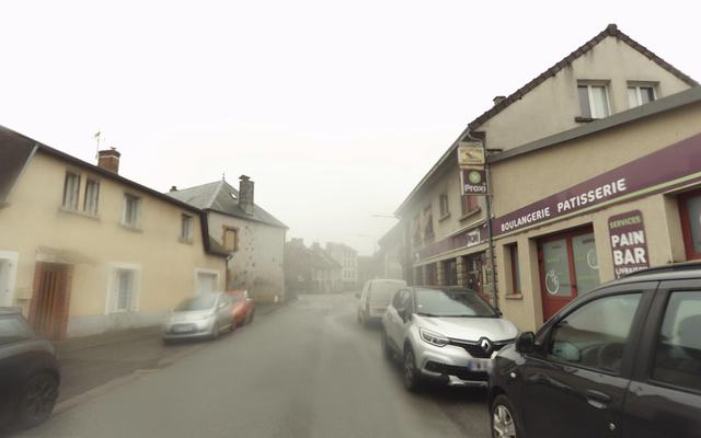 Vue depuis la rue — Déchetterie de La Courtine