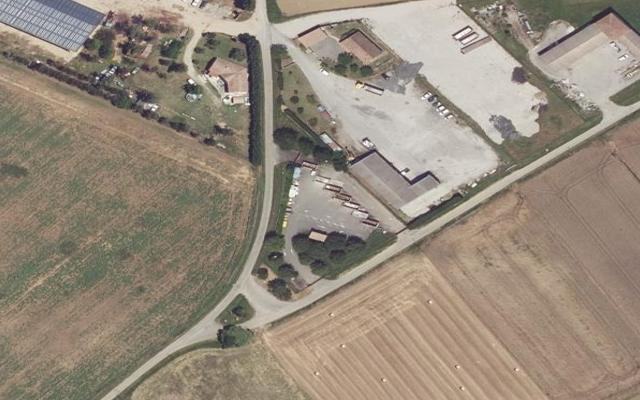 Vue aérienne — Déchetterie de Belpech