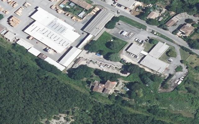 Vue aérienne — Déchetterie de Bessèges