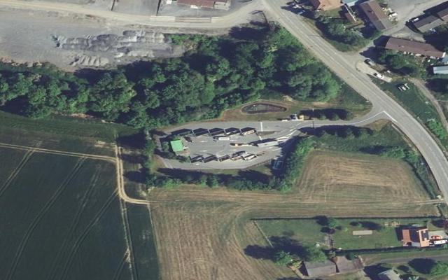 Vue aérienne — Déchetterie St Remy du Nord