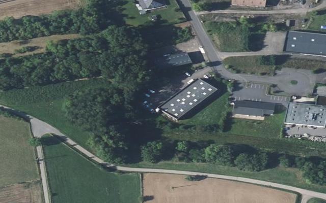 Vue aérienne — Déchetterie de Rettel
