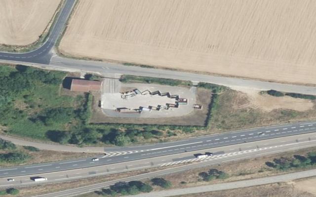 Vue aérienne — Déchetterie de Rupt-aux-Nonains