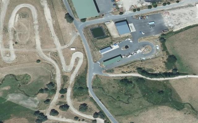 Vue aérienne — Déchetterie de Saugues