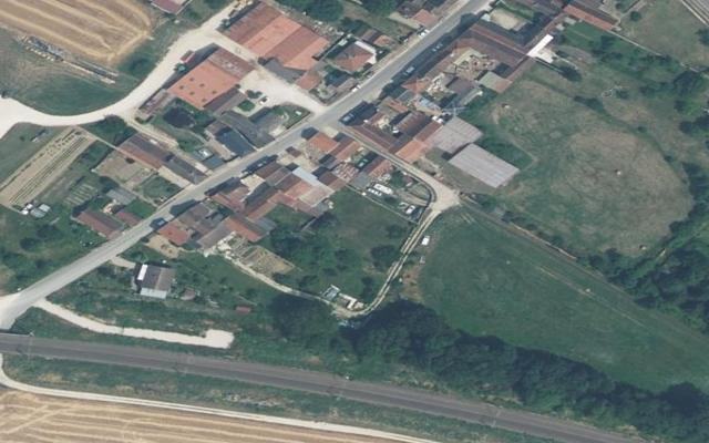 Vue aérienne — Déchetterie d'Ancy-le-Franc