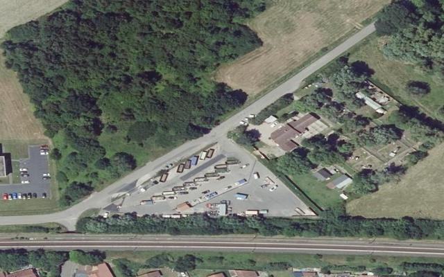 Vue aérienne — Déchetterie de Sarrebourg