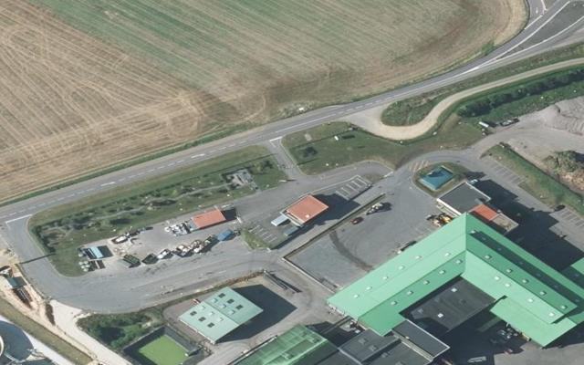 Vue aérienne — Déchetterie de Villers-la-Montagne