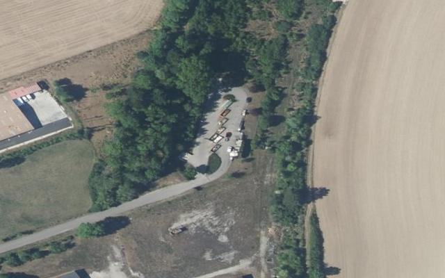 Vue aérienne — Déchetterie d'Abainville
