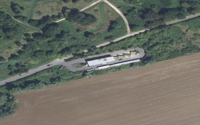 Vue aérienne — Déchetterie de Metz-Magny (le Pas du Loup)