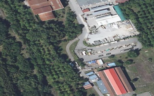 Vue aérienne — Déchetterie du Haut des Tappes À Homécourt