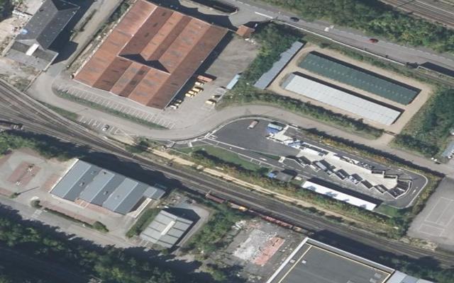 Vue aérienne — Déchetterie de Hayange