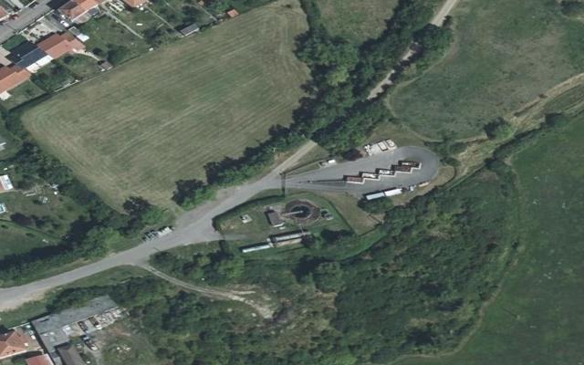 Vue aérienne — Déchetterie de Courcelles-sur-Nied