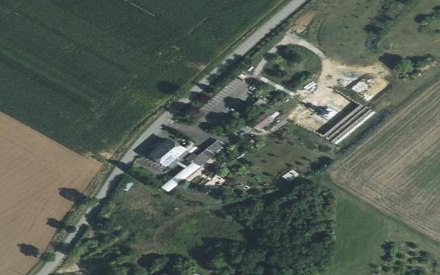 Vue aérienne — Déchetterie de Charey