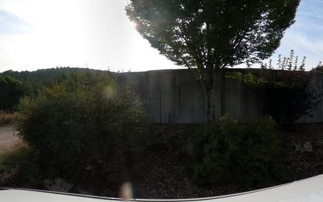 Vue depuis la rue — Déchetterie d'Arches