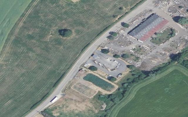 Vue aérienne — Déchetterie de Rainville