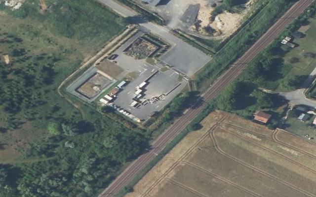 Vue aérienne — Déchetterie de Naintré