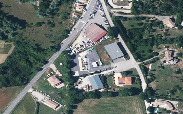 Vue aérienne — Déchetterie du Caylar