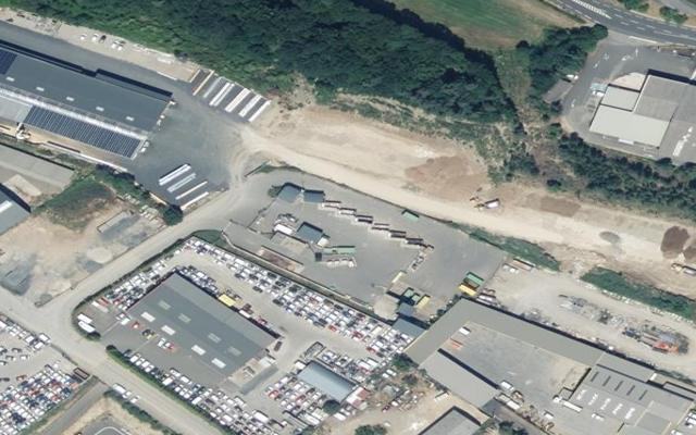 Vue aérienne — Déchetterie de Marvejols