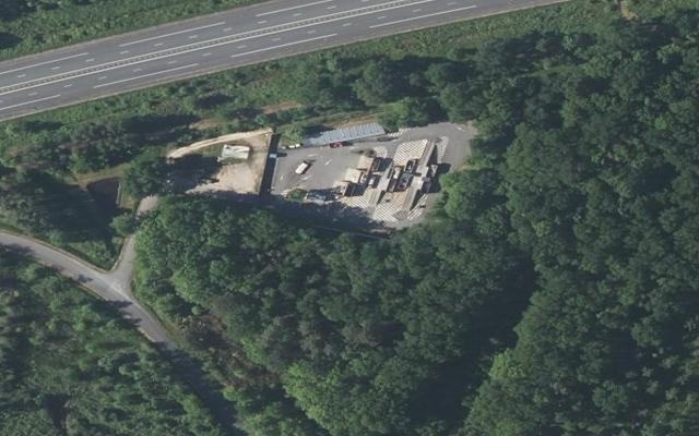 Vue aérienne — Déchetterie de Saint-Seurin-sur-l'Isle
