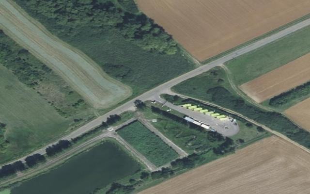 Vue aérienne — Déchetterie de Vernéville