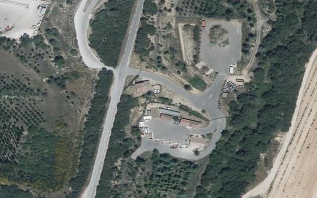 Vue aérienne — Déchetterie et Mon Espace Vert Vaugines