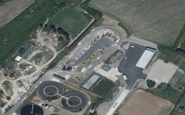 Vue aérienne — Déchetterie d'Isle sur la Sorgue