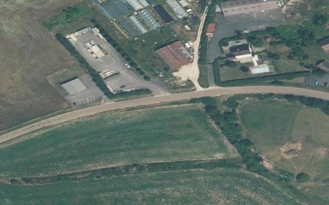 Vue aérienne — Déchetterie de Noyers