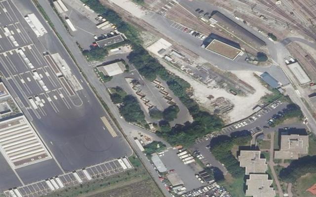 Vue aérienne — Déchetterie de Corbeil-Essonnes