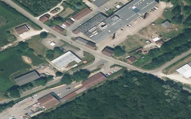 Vue aérienne — Déchetterie de Saint-Sauveur-en-Puisaye