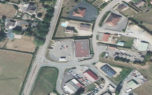 Vue aérienne — Déchetterie de Toulon-sur-Arroux