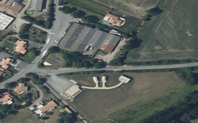 Vue aérienne — Déchetterie de Beaurepaire