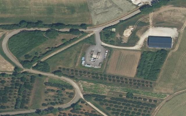 Vue aérienne — Déchetterie de Gy-l'Évêque