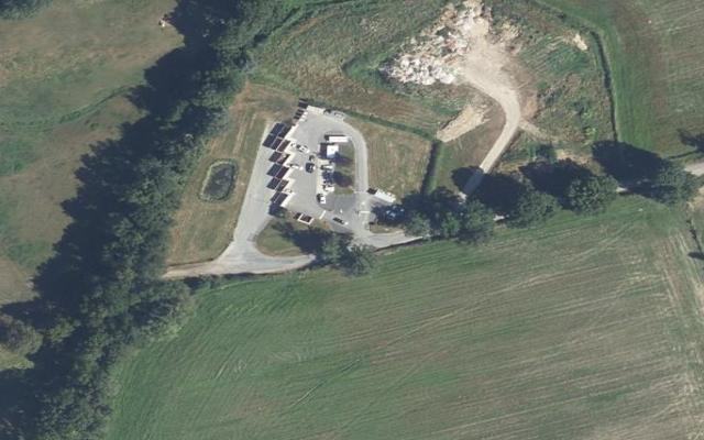 Vue aérienne — Déchetterie de Dun-le-Palestel