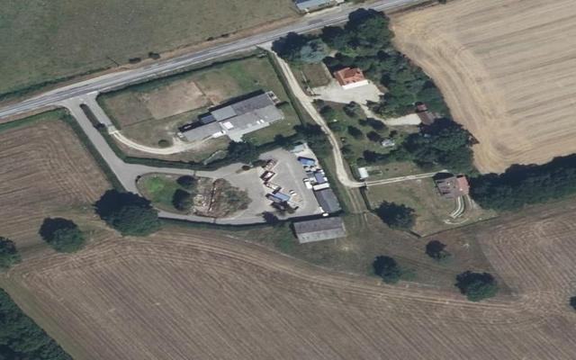 Vue aérienne — Déchetterie la Mailleraye sur Seine