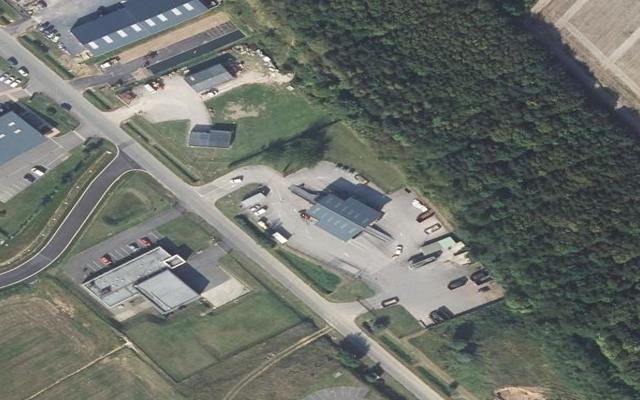 Vue aérienne — Déchetterie de Beaurainville