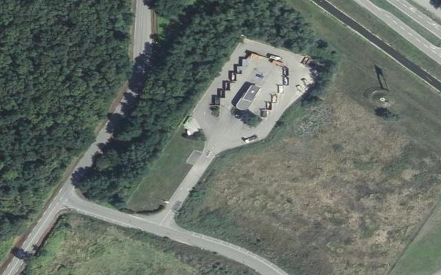 Vue aérienne — Déchetterie de Pulversheim