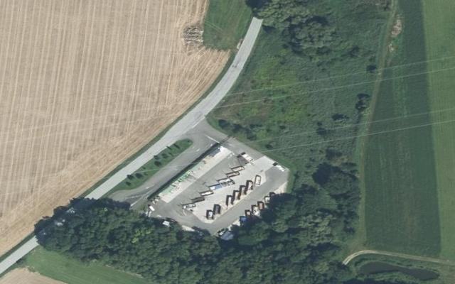Vue aérienne — Déchetterie de Dossenheim-Kochersberg