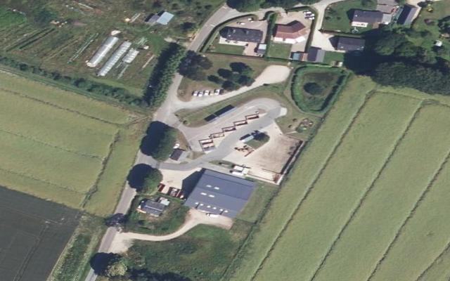 Vue aérienne — Déchetterie Intercommunale Theuville-aux-Maillots