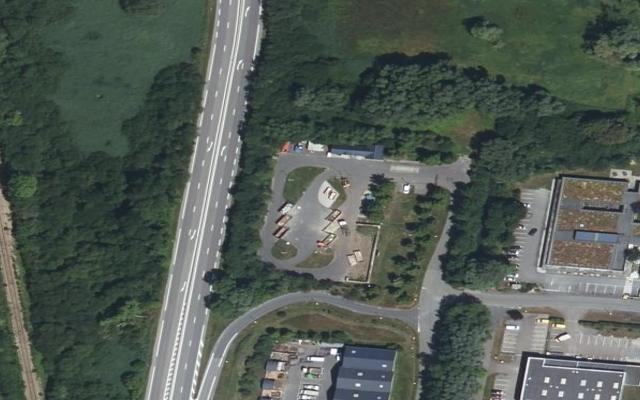 Vue aérienne — Déchetterie de Lillebonne