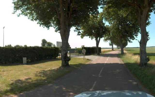 Vue depuis la rue — Déchetterie de Courban