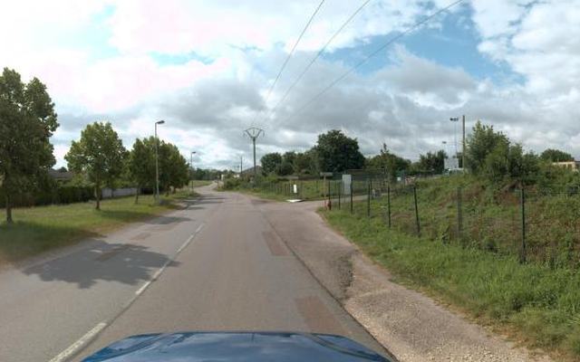 Vue depuis la rue — Déchetterie de Sainte-Colombe-sur-Seine