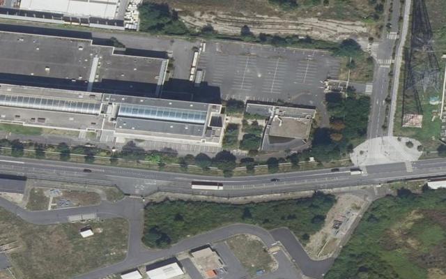 Vue aérienne — Déchetterie d'Alfortville