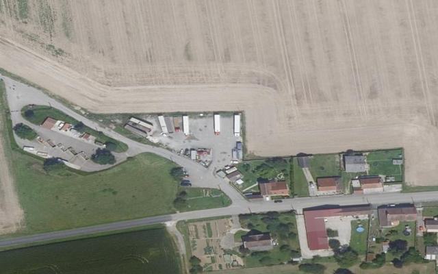 Vue aérienne — Déchetterie de Villiers-Saint-Georges