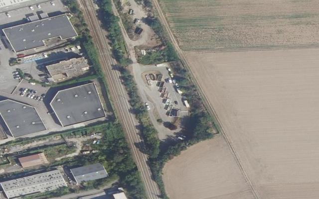 Vue aérienne — Déchetterie d'Épône