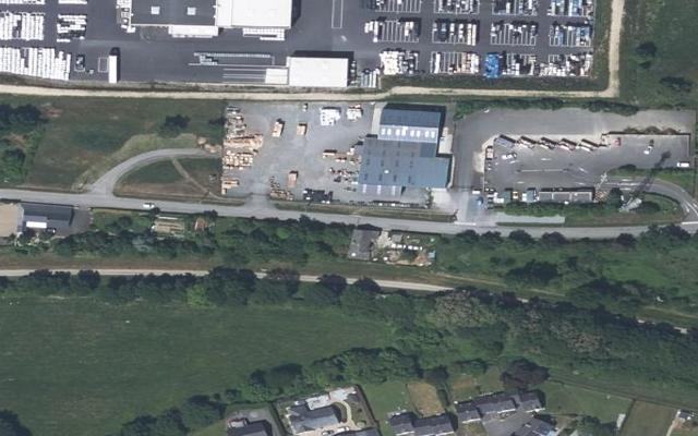 Vue aérienne — Déchetterie de Pouancé