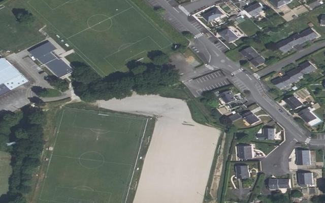 Vue aérienne — Déchetterie de Sainte-Gemmes-D'andigné
