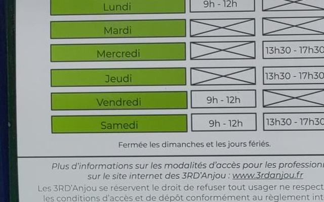 Vue depuis la rue — Déchetterie de Saint-Georges-sur-Loire