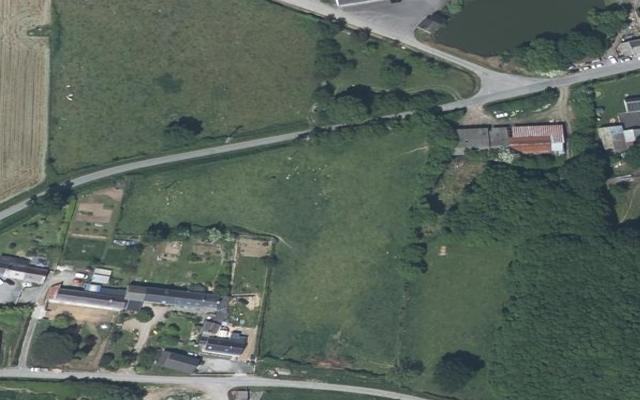 Vue aérienne — Déchetterie de Vallons-de-l'Erdre (Saint-Mars-la-Jaille)