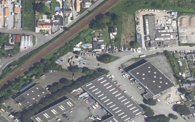Vue aérienne — Déchetterie de Saint-Nazaire (Cuneix)